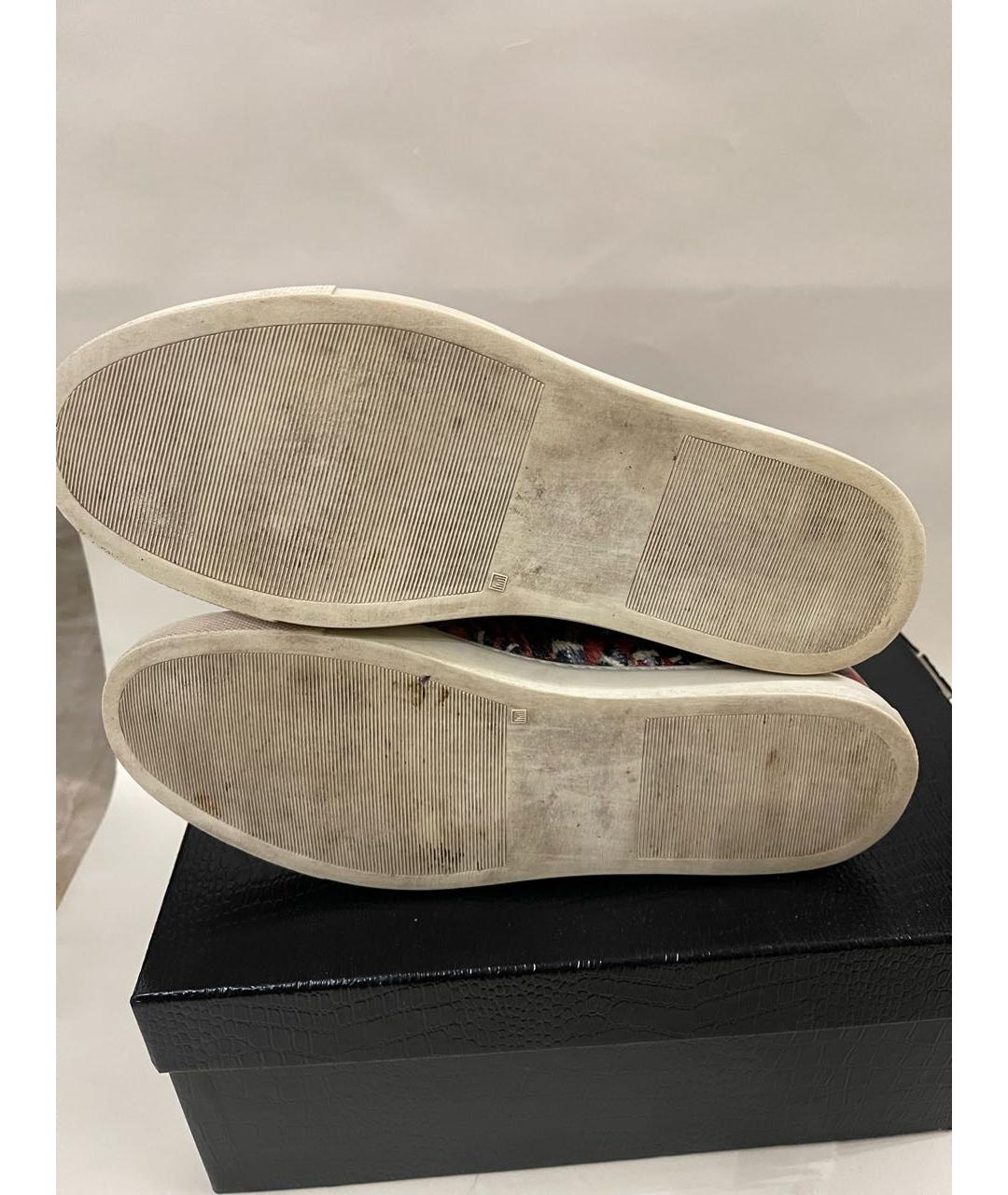 PHILIPP PLEIN Красные кеды, фото 8