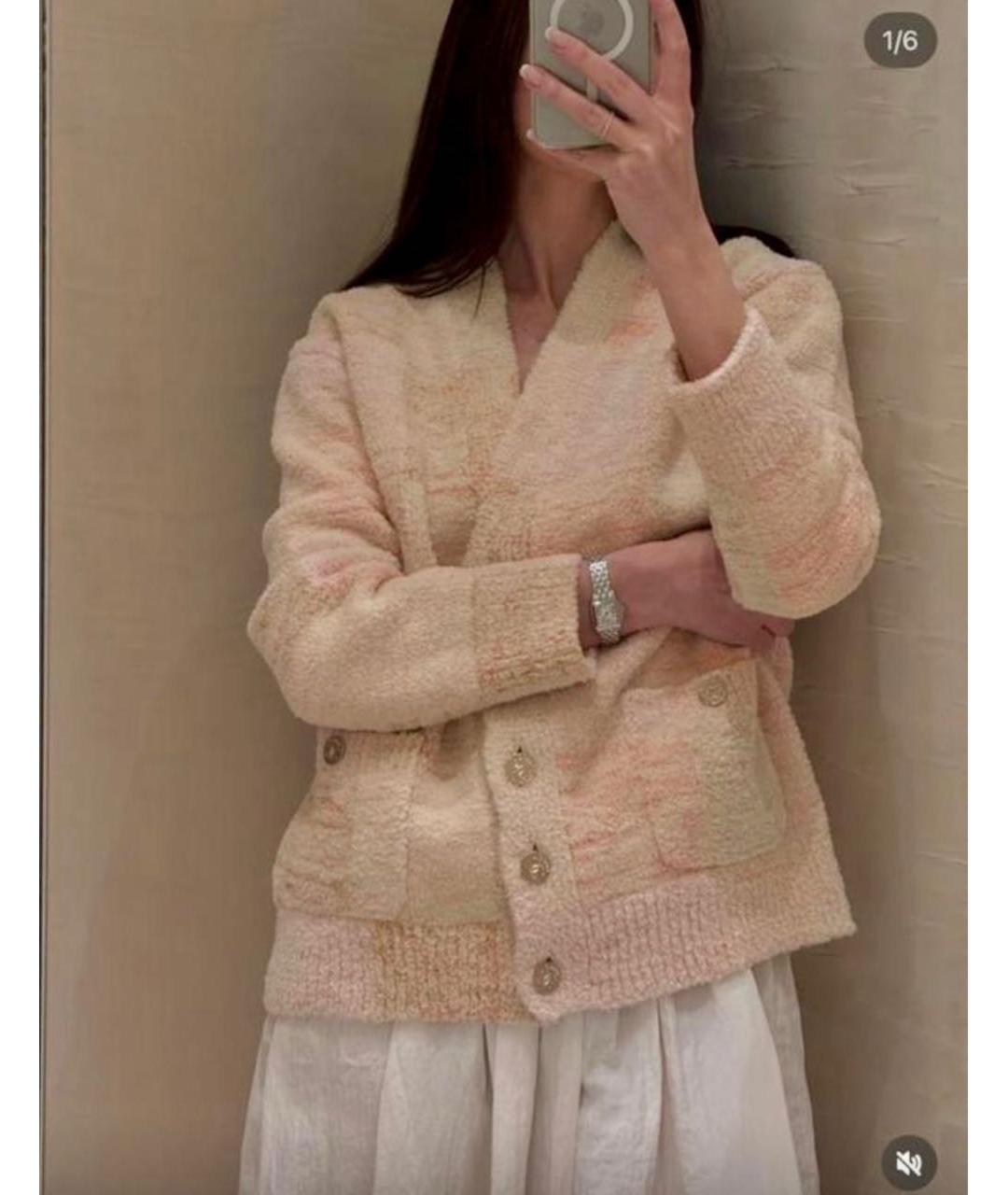 CHANEL Мульти шерстяной кардиган, фото 2