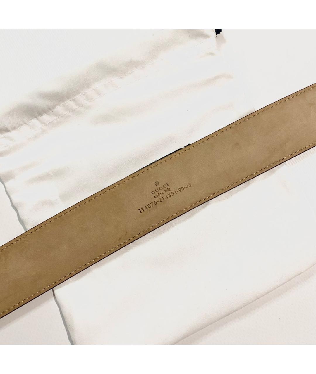 GUCCI Бежевый ремень, фото 4