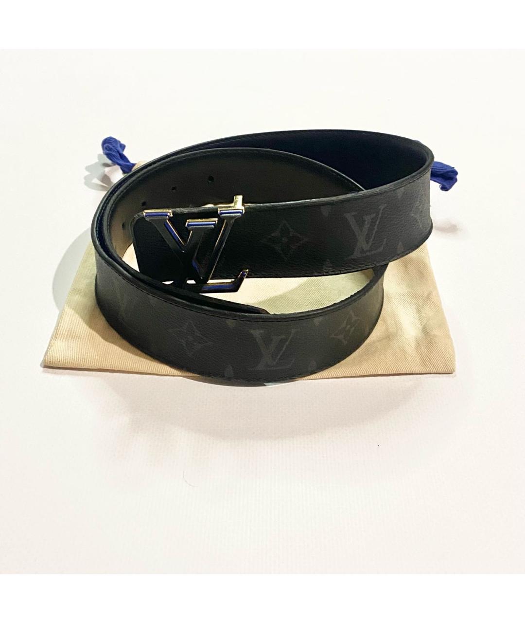 LOUIS VUITTON Черный ремень, фото 5