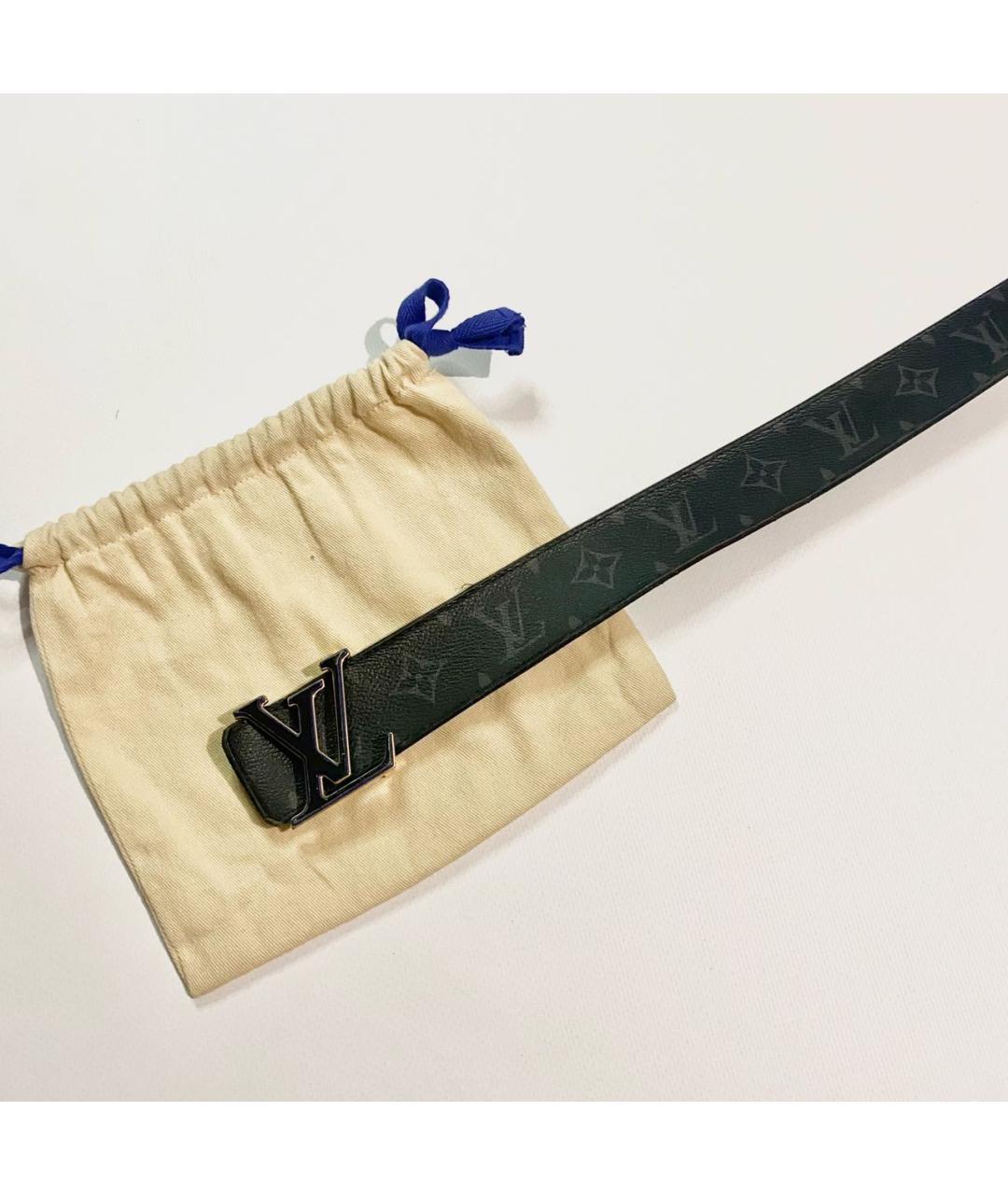 LOUIS VUITTON Черный ремень, фото 2