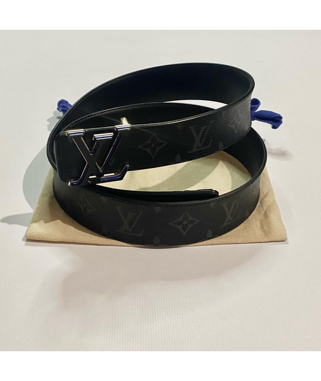 LOUIS VUITTON Черный ремень, фото 5