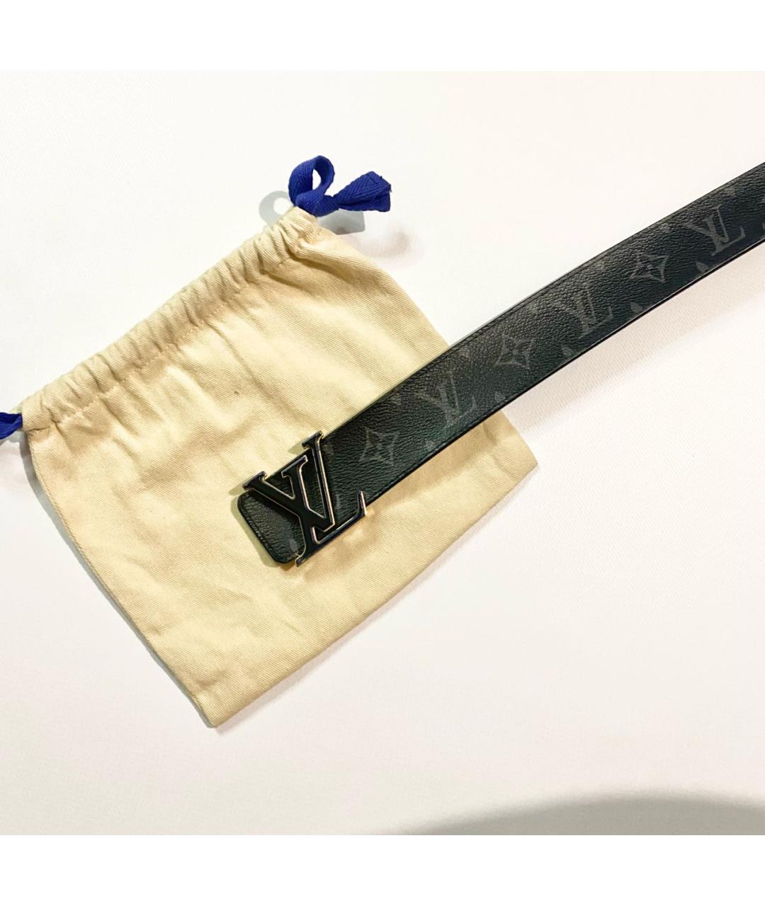LOUIS VUITTON Черный ремень, фото 2