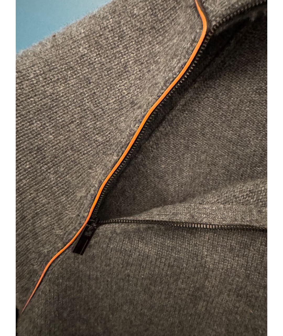 HERMES Серый кашемировый джемпер / свитер, фото 5