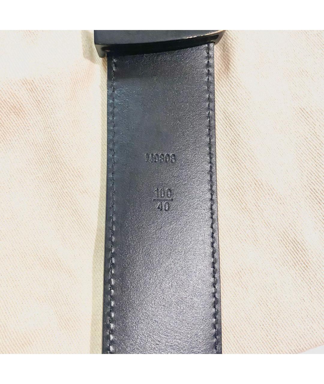 LOUIS VUITTON Черный ремень, фото 4