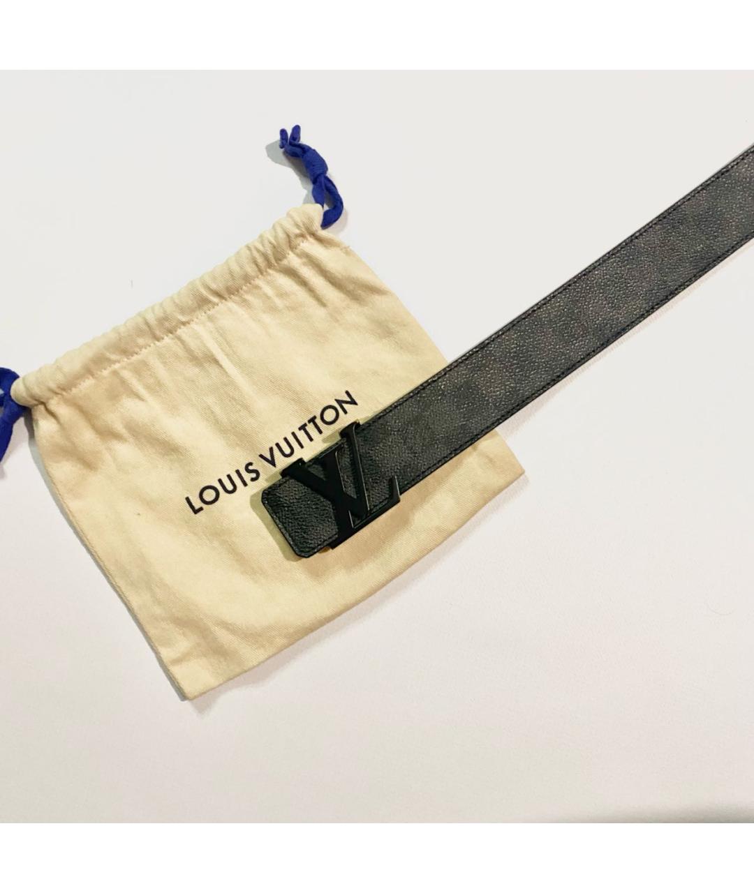 LOUIS VUITTON Черный ремень, фото 2