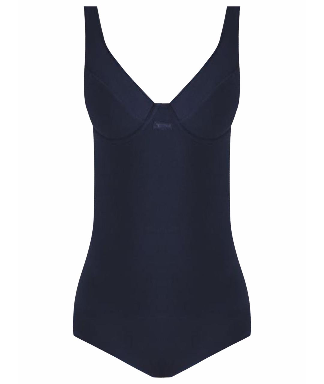 SKIMS Темно-синее хлопковое боди, фото 1