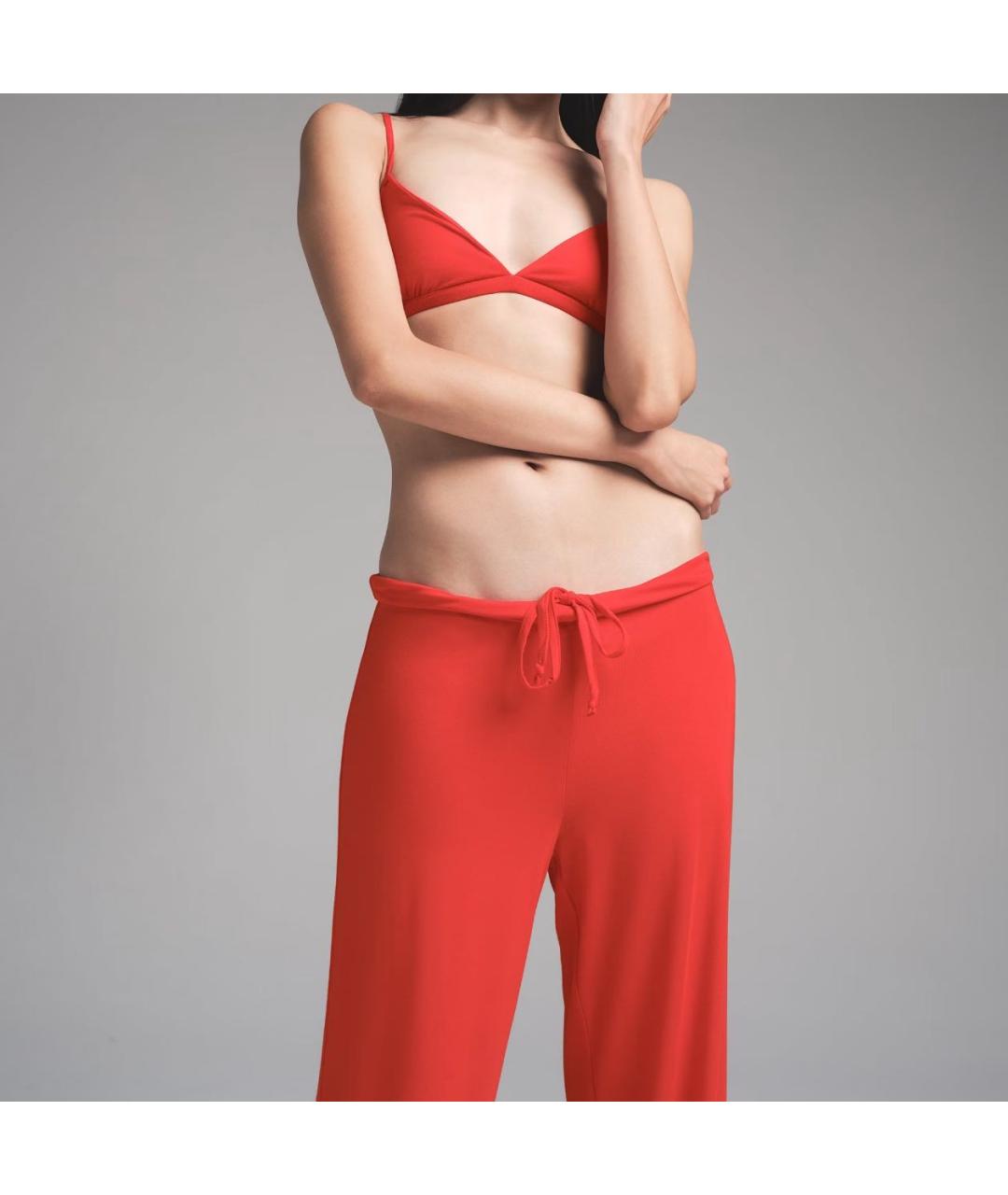 SKIMS Красные хлопковые спортивные брюки и шорты, фото 2