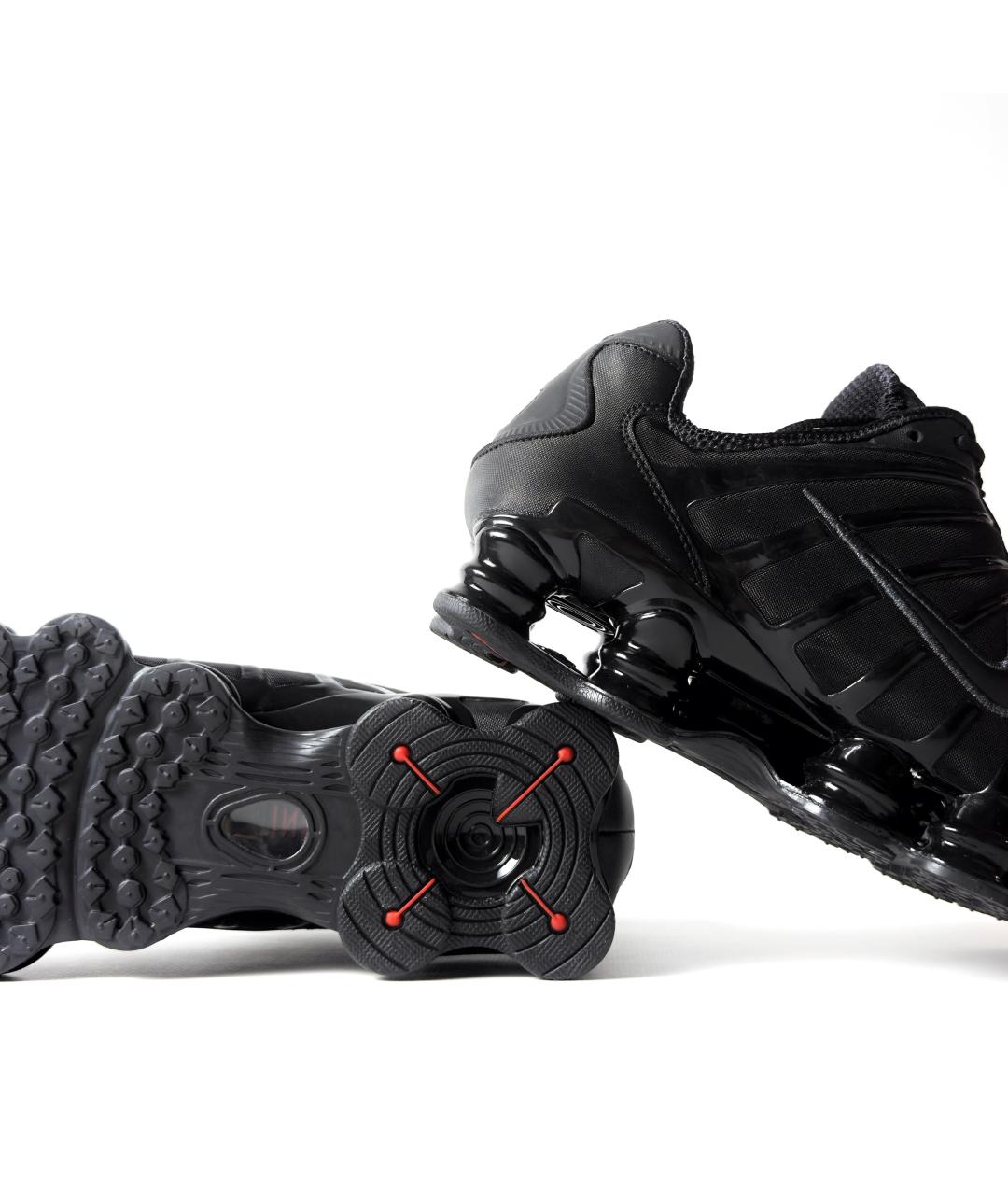 NIKE Черные текстильные низкие кроссовки / кеды, фото 6