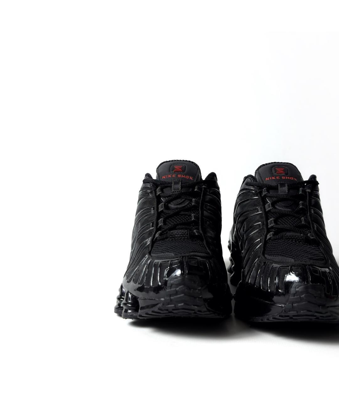 NIKE Черные текстильные низкие кроссовки / кеды, фото 7