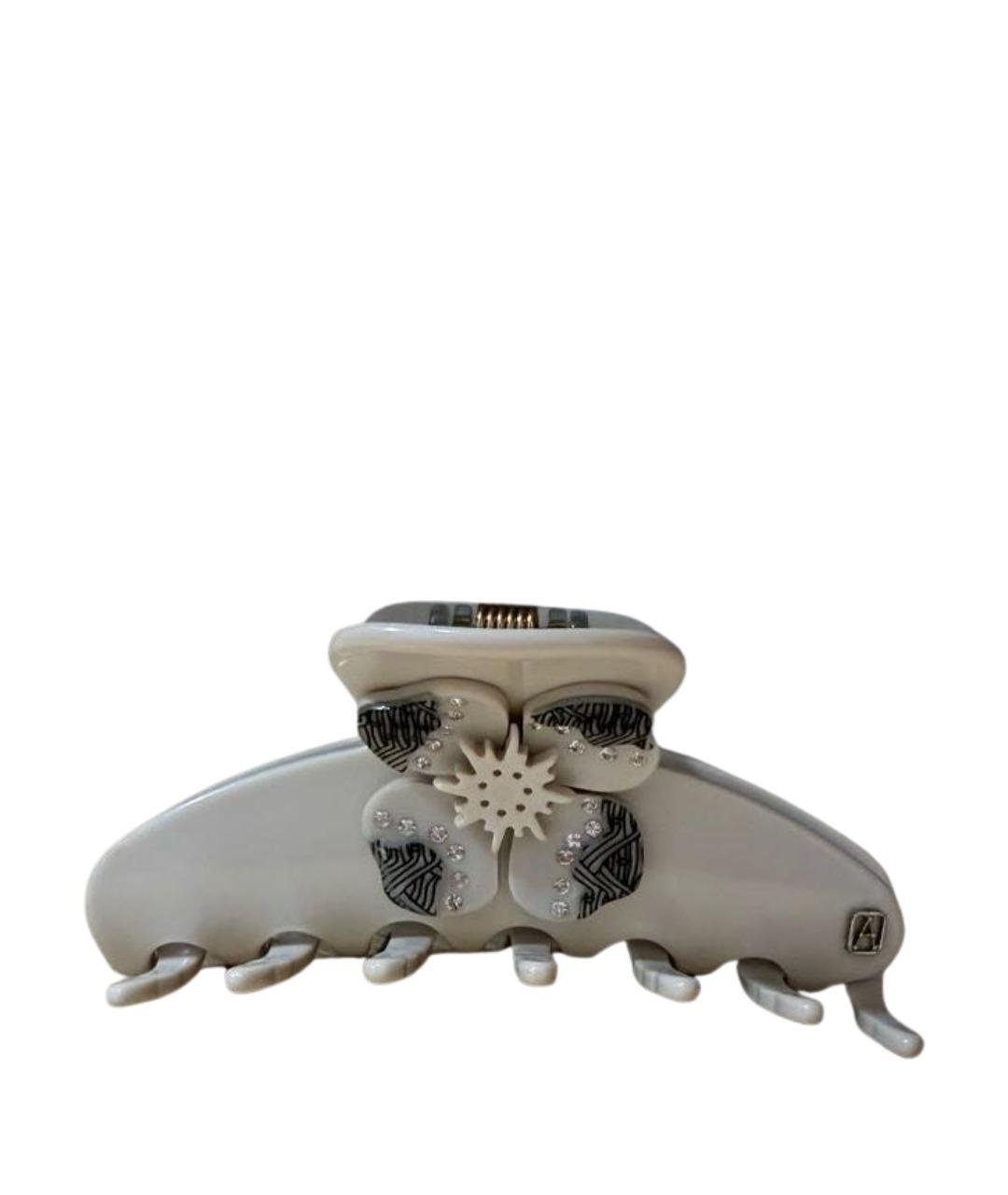 Alexandre de paris Бежевая заколка, фото 1