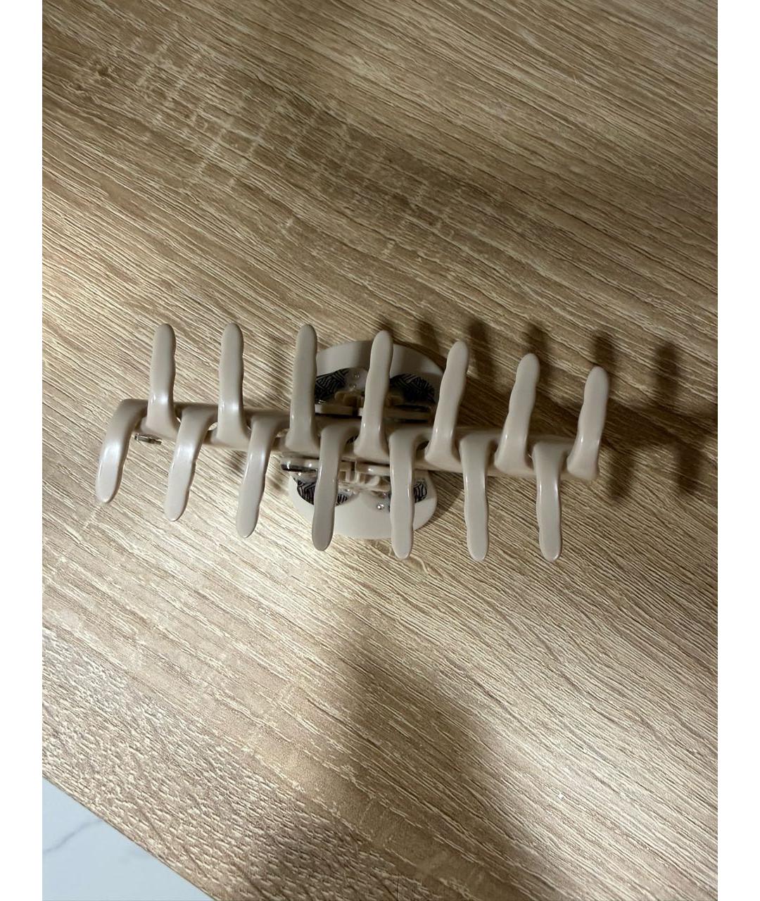 Alexandre de paris Бежевая заколка, фото 4