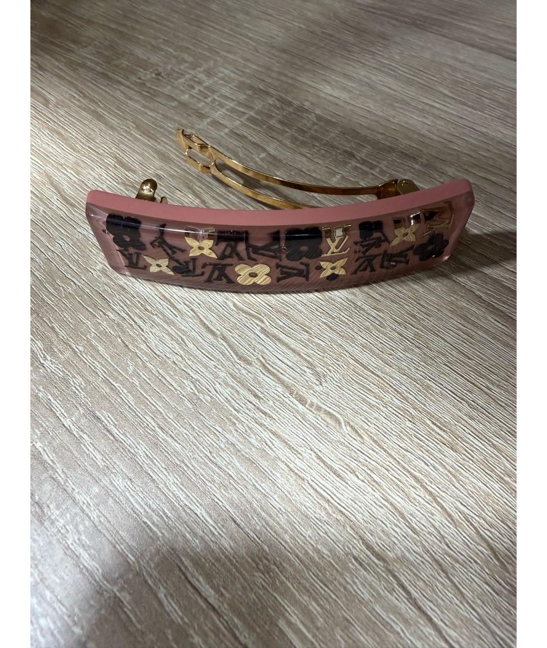 LOUIS VUITTON Бежевая заколка, фото 5