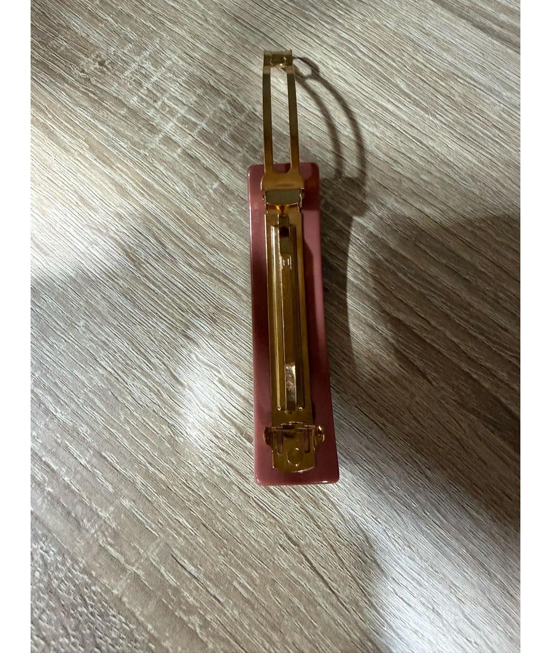 LOUIS VUITTON Бежевая заколка, фото 3