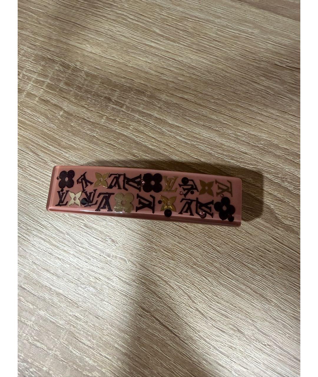 LOUIS VUITTON Бежевая заколка, фото 2