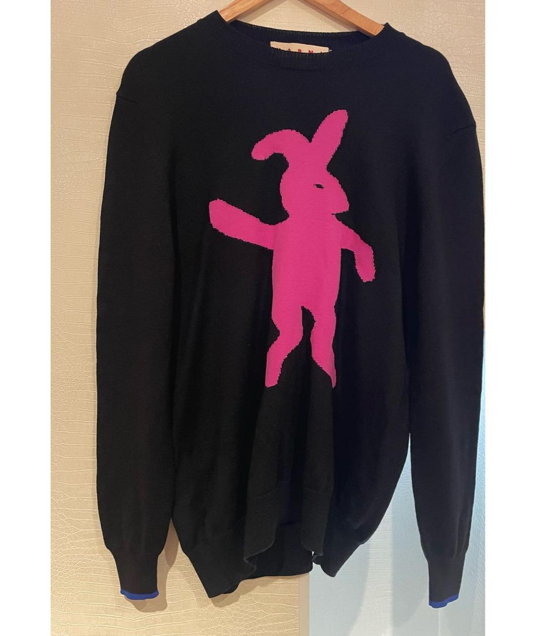 MARNI Черный шерстяной джемпер / свитер, фото 2