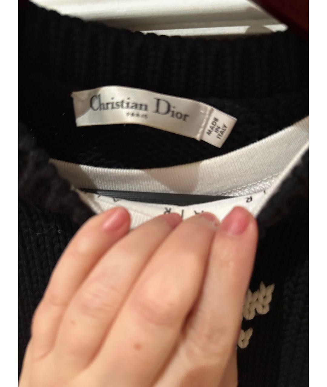 CHRISTIAN DIOR Черная шерстяная жилетка, фото 5