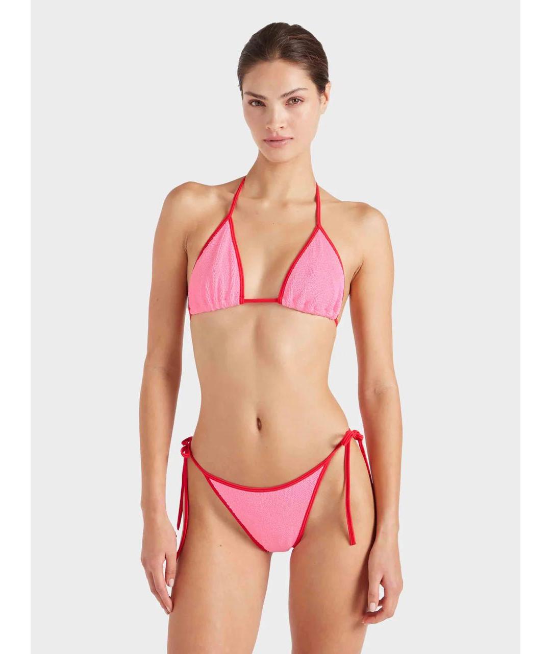 HUNZA G Розовый купальник, фото 2