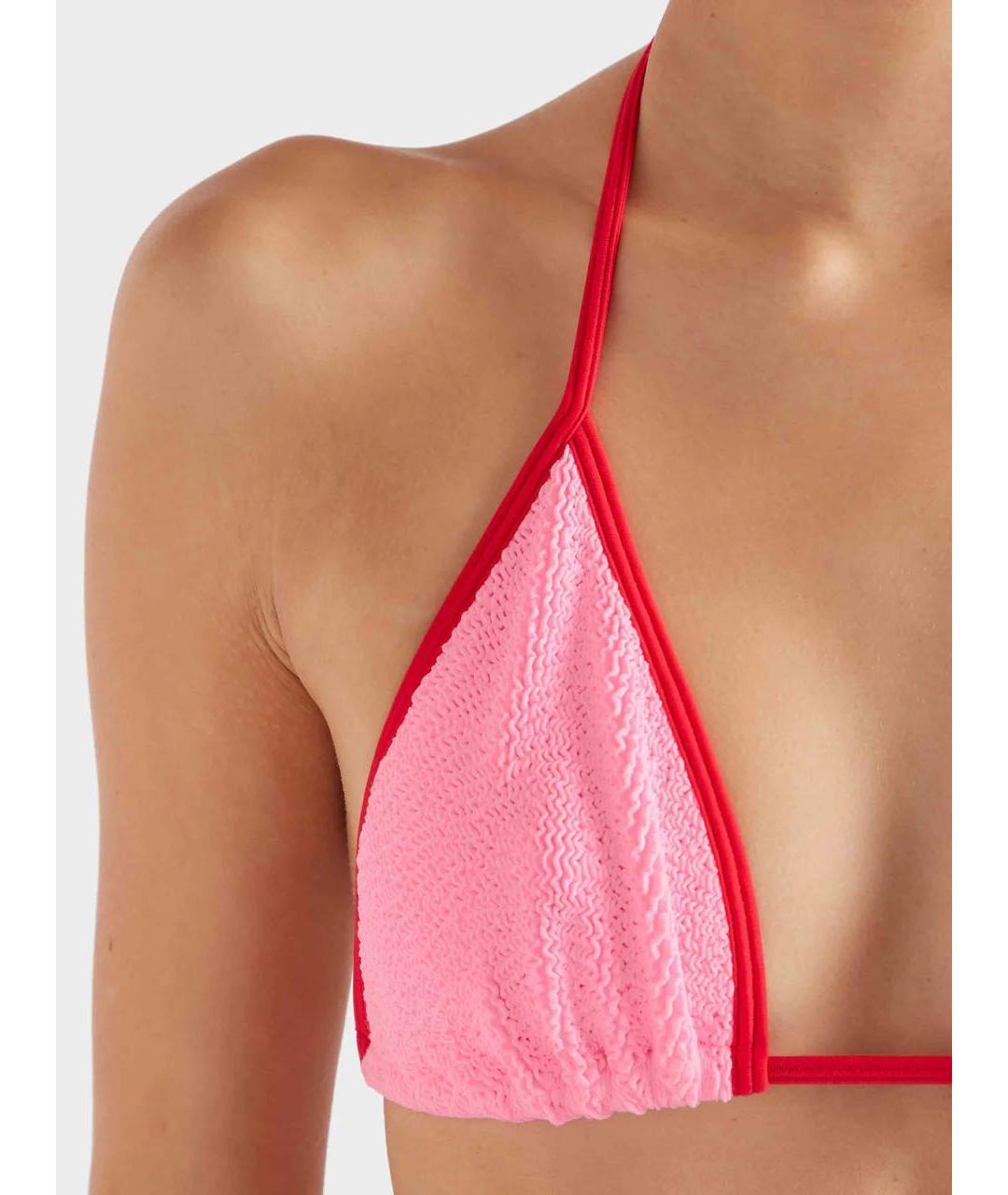 HUNZA G Розовый купальник, фото 4