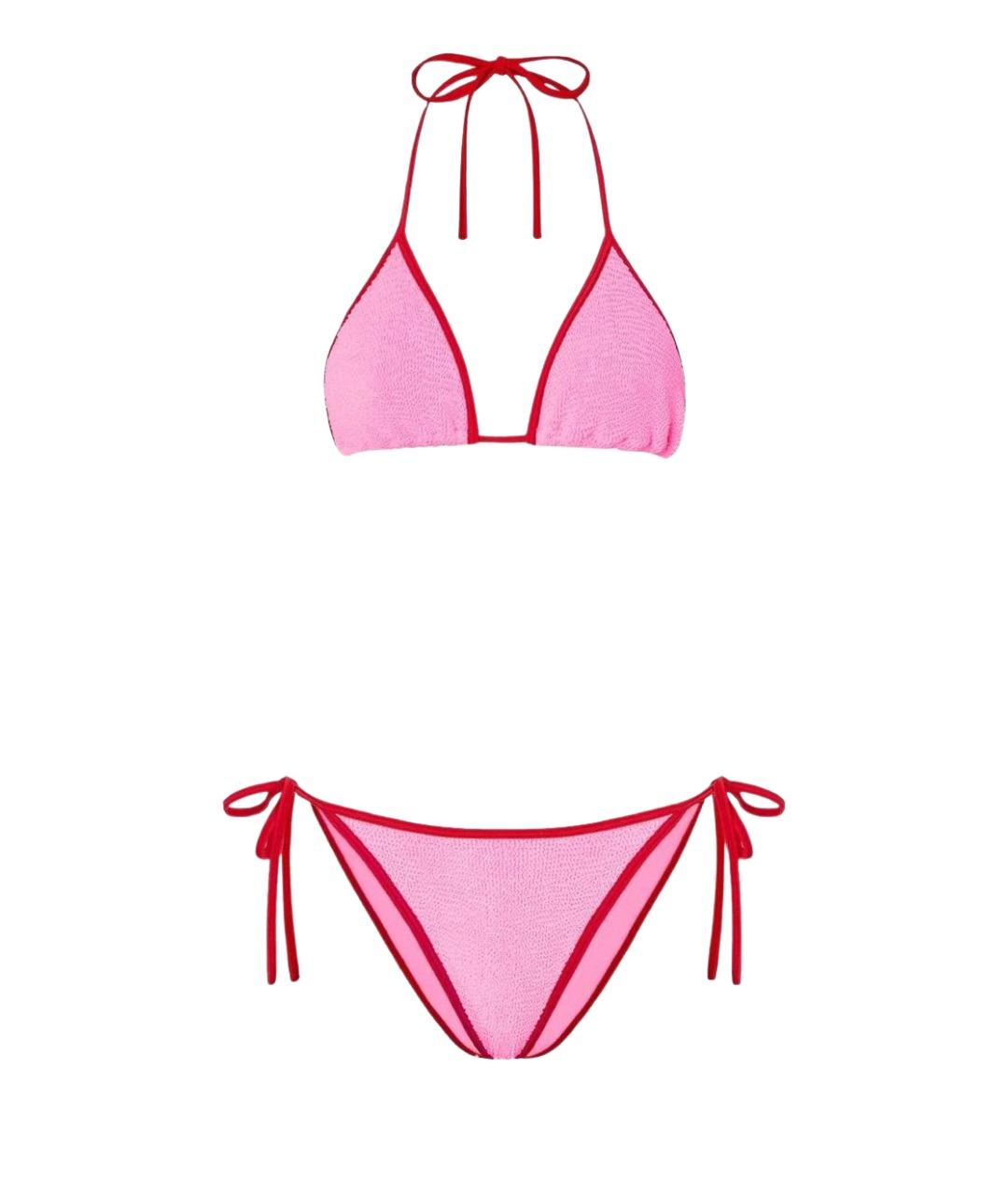 HUNZA G Розовый купальник, фото 1