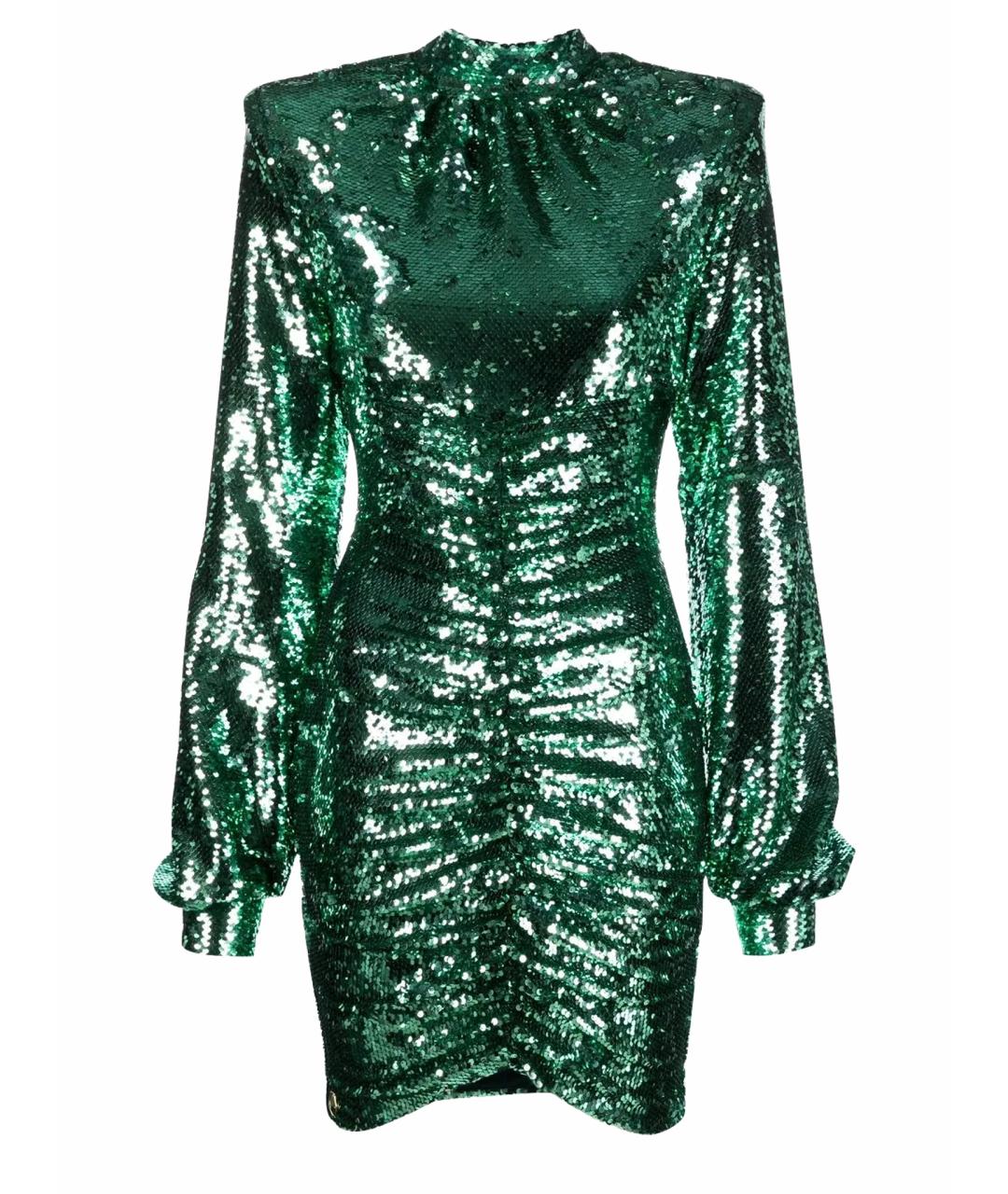 PHILIPP PLEIN Зеленые полиэстеровое вечернее платье, фото 1