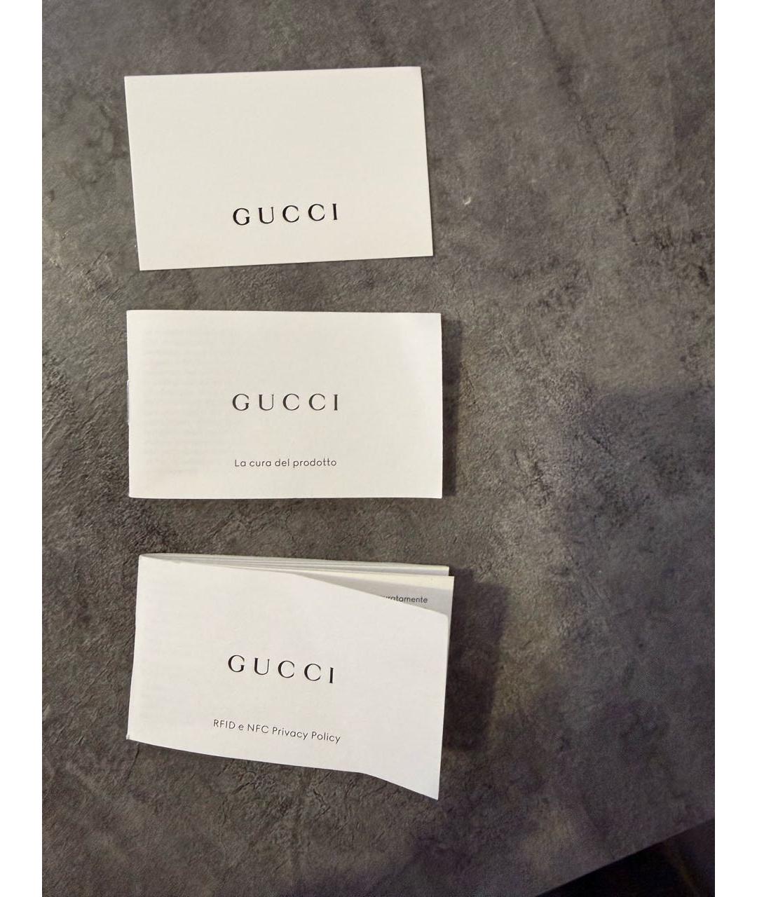 GUCCI Черная кожаная поясная сумка, фото 6