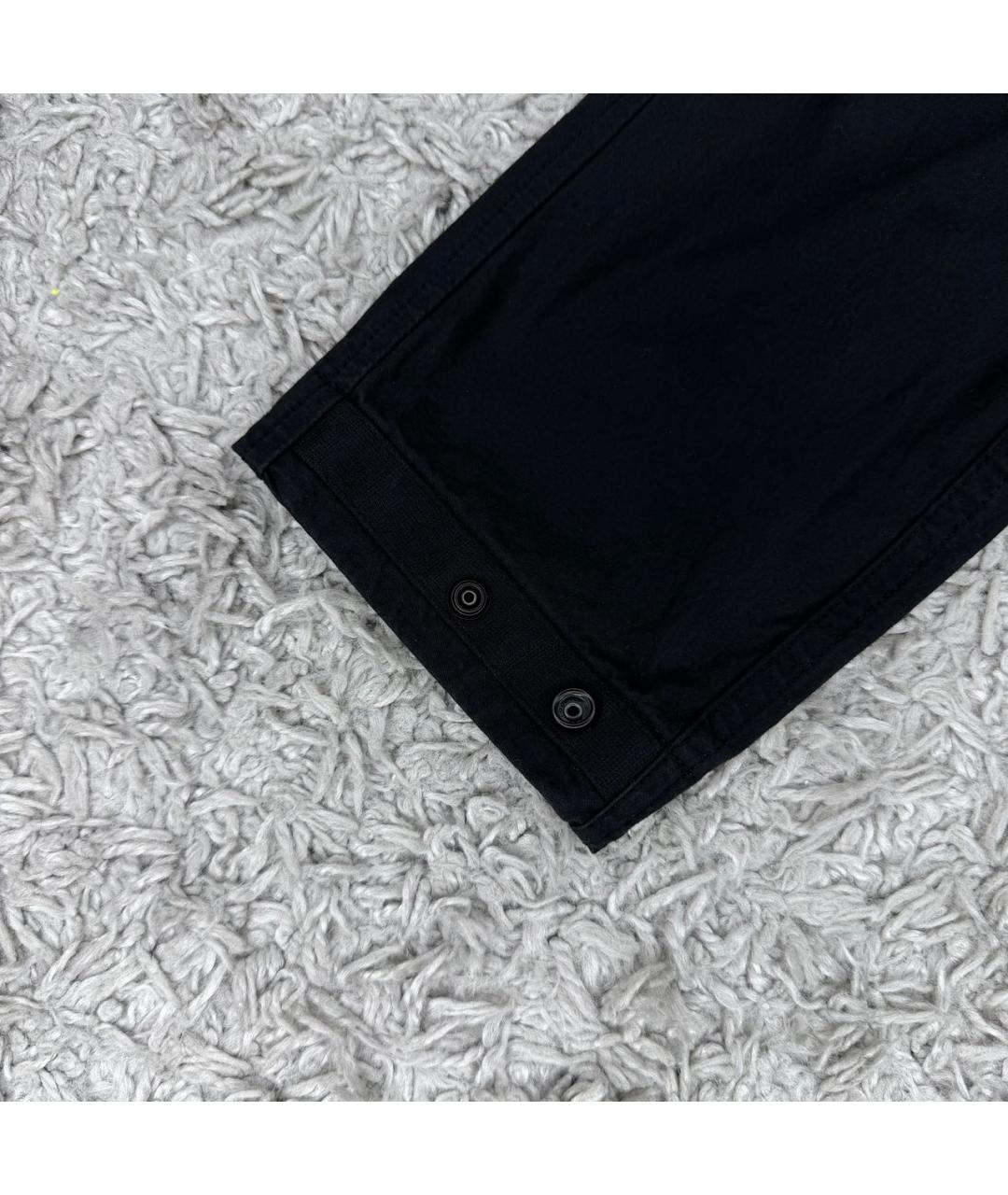 STONE ISLAND Черная хлопковая куртка, фото 7