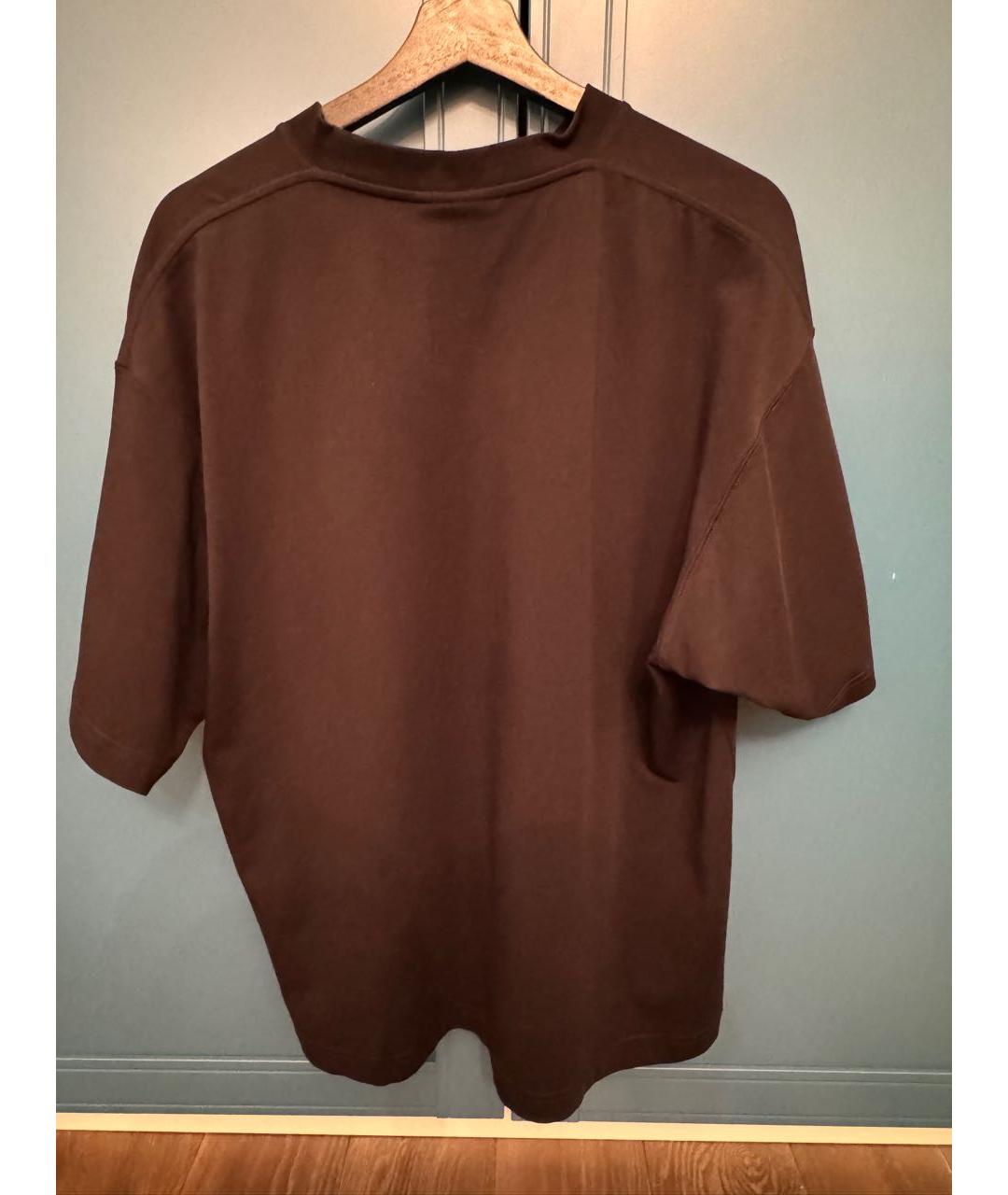 VETEMENTS Черная хлопковая футболка, фото 3