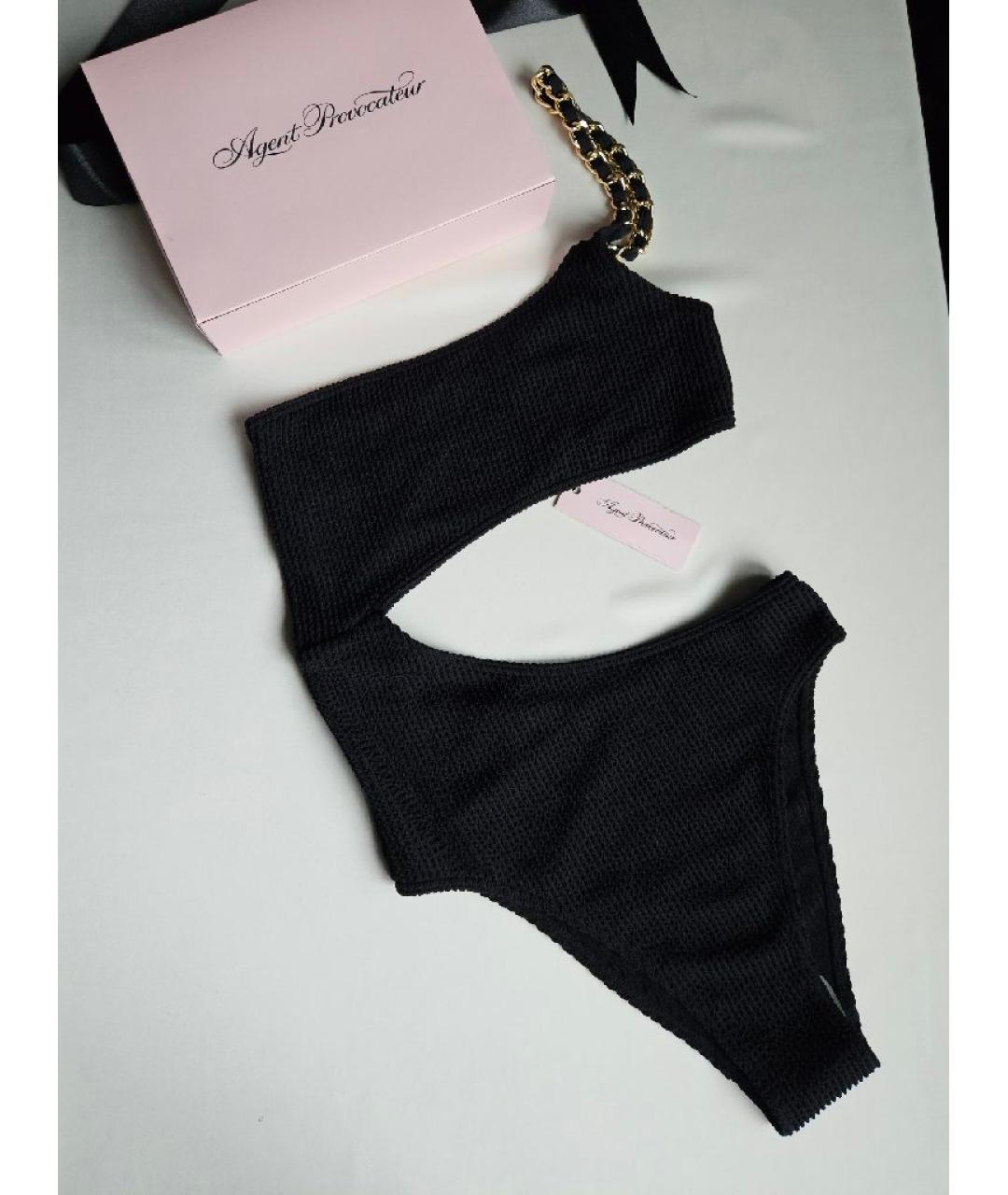 AGENT PROVOCATEUR Черный полиэстеровый купальник, фото 3