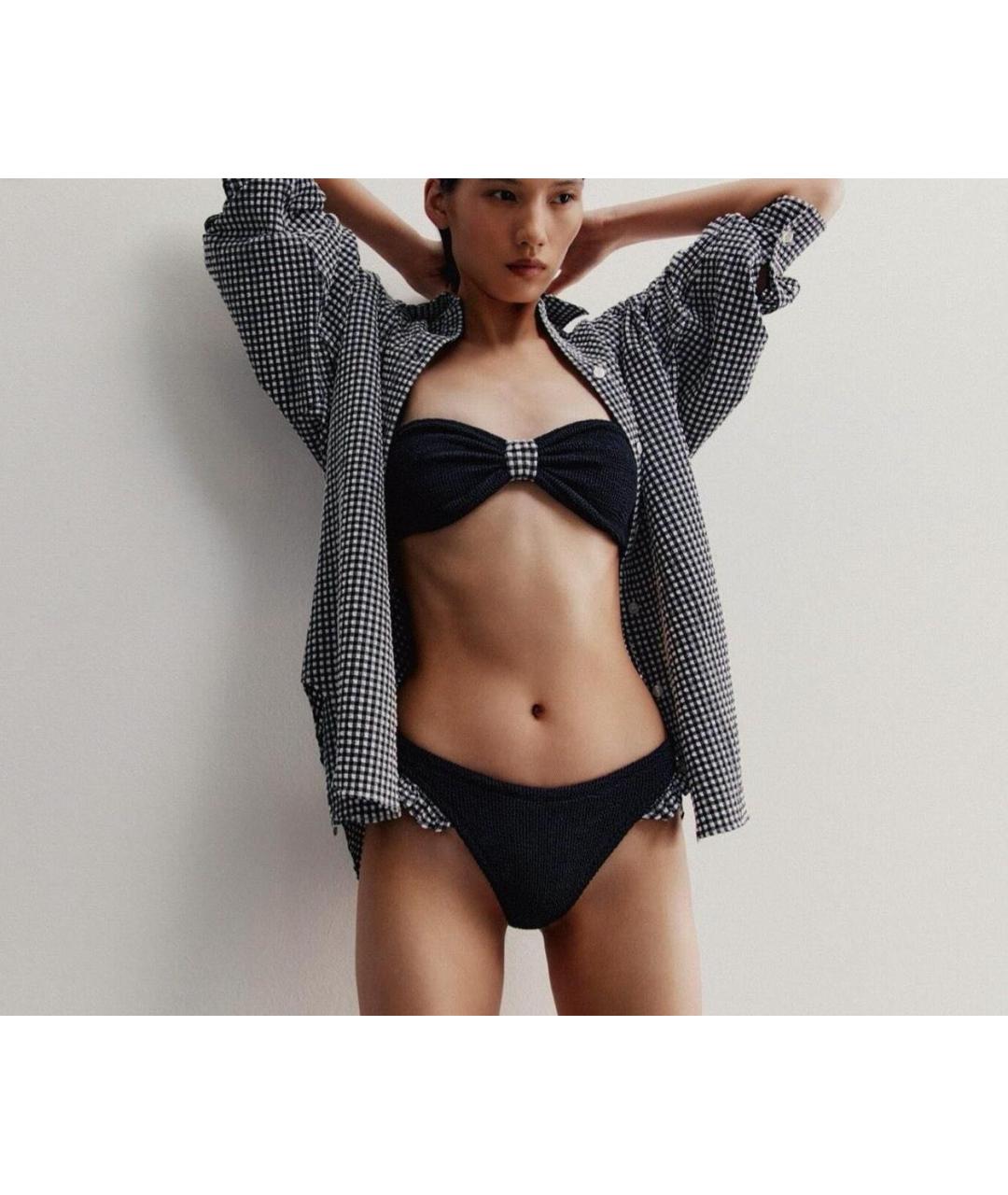 HUNZA G Черный купальник, фото 3