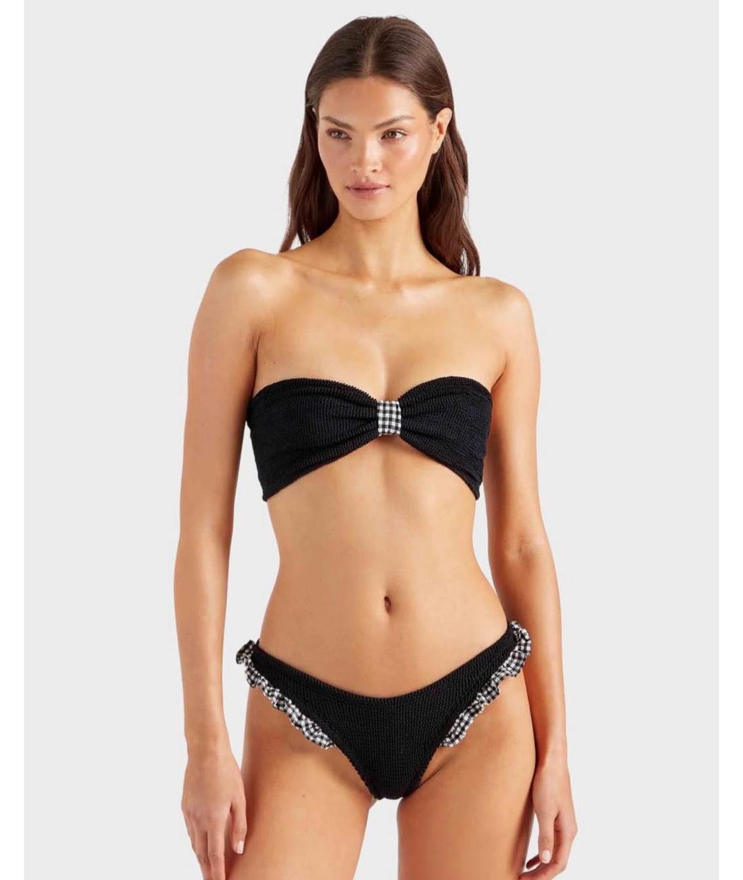 HUNZA G Черный купальник, фото 4