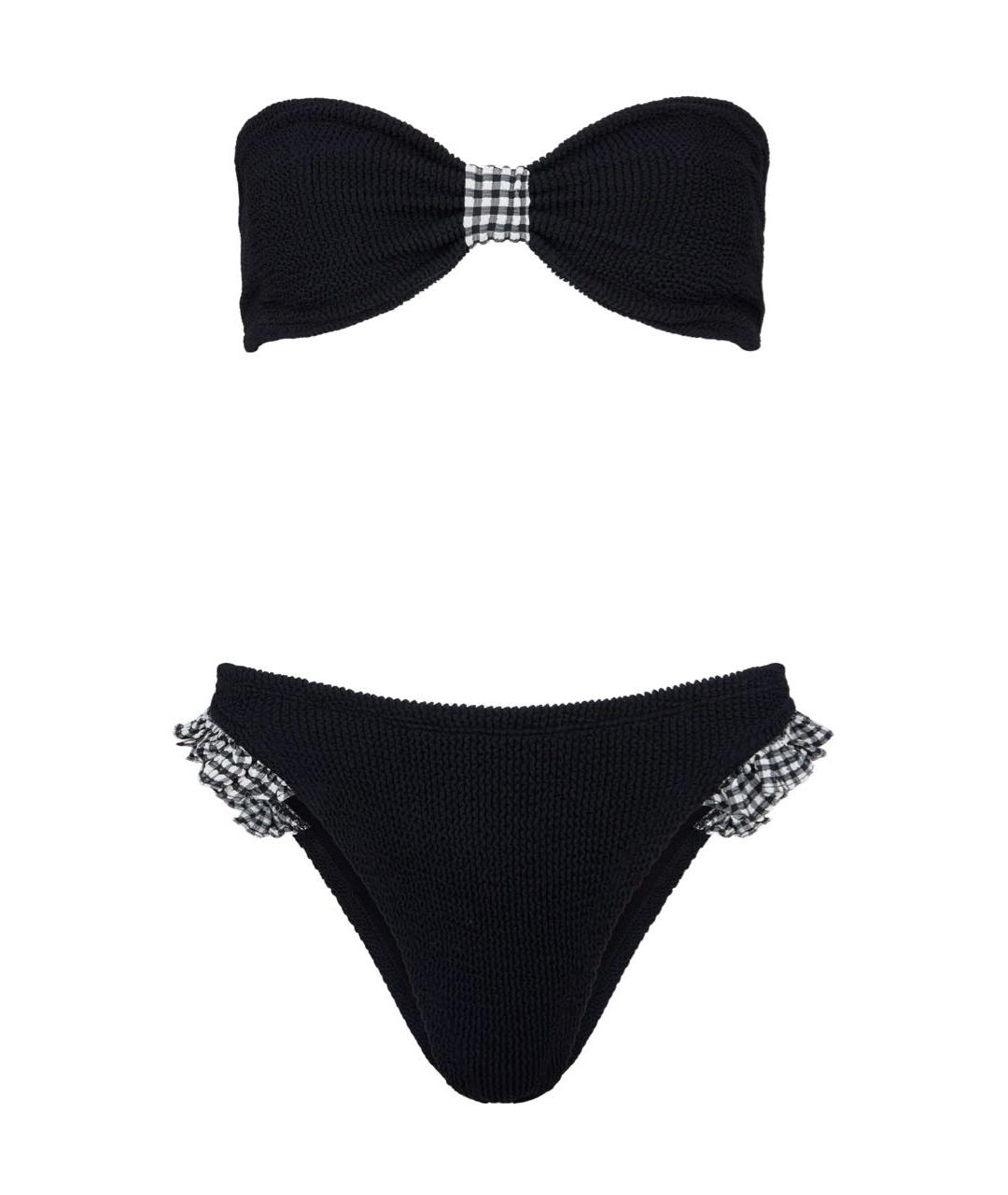 HUNZA G Черный купальник, фото 1