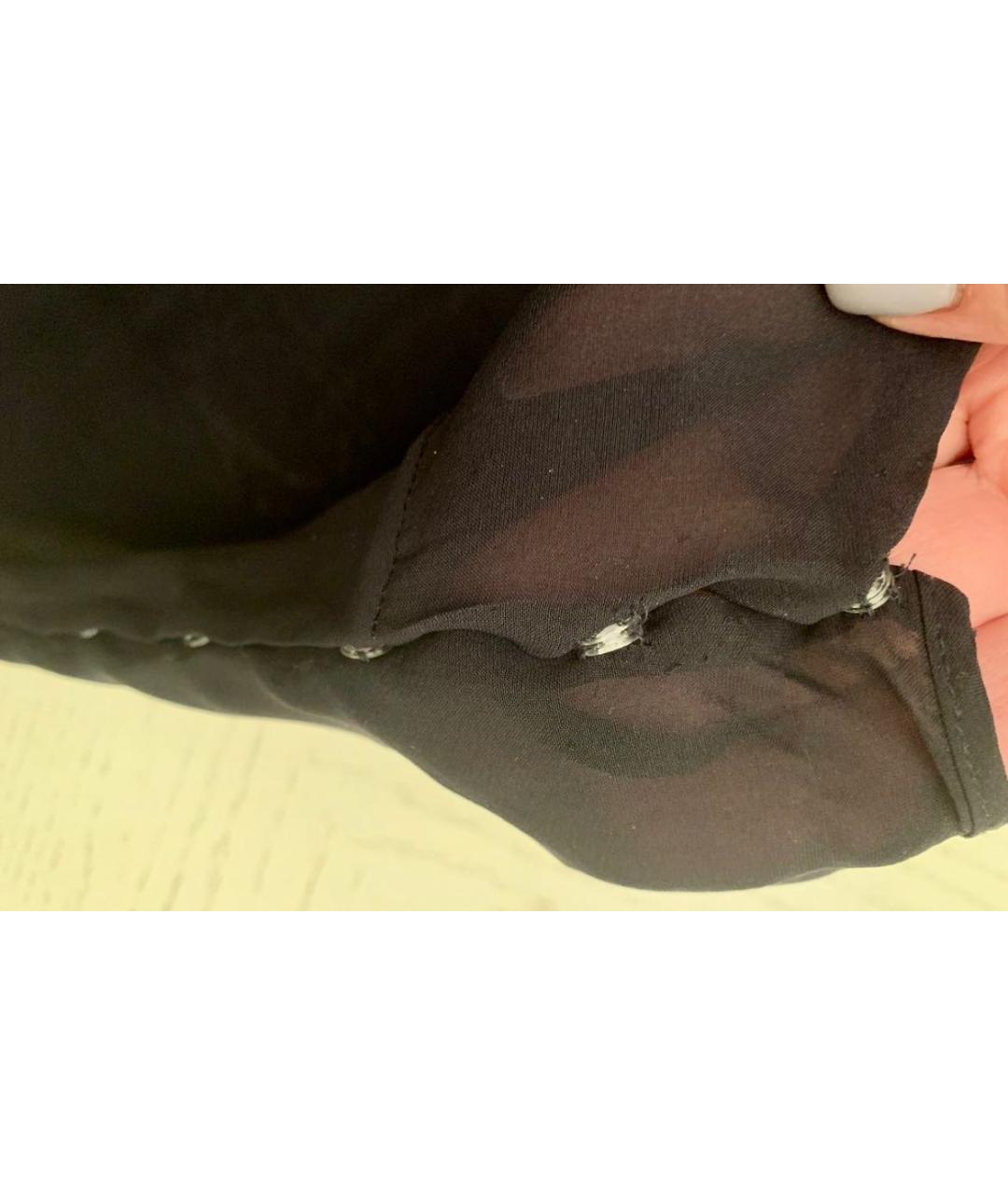 VALENTINO Черное кружевное коктейльное платье, фото 7