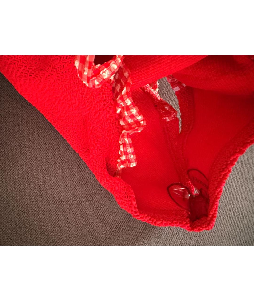 HUNZA G Красный купальник, фото 8