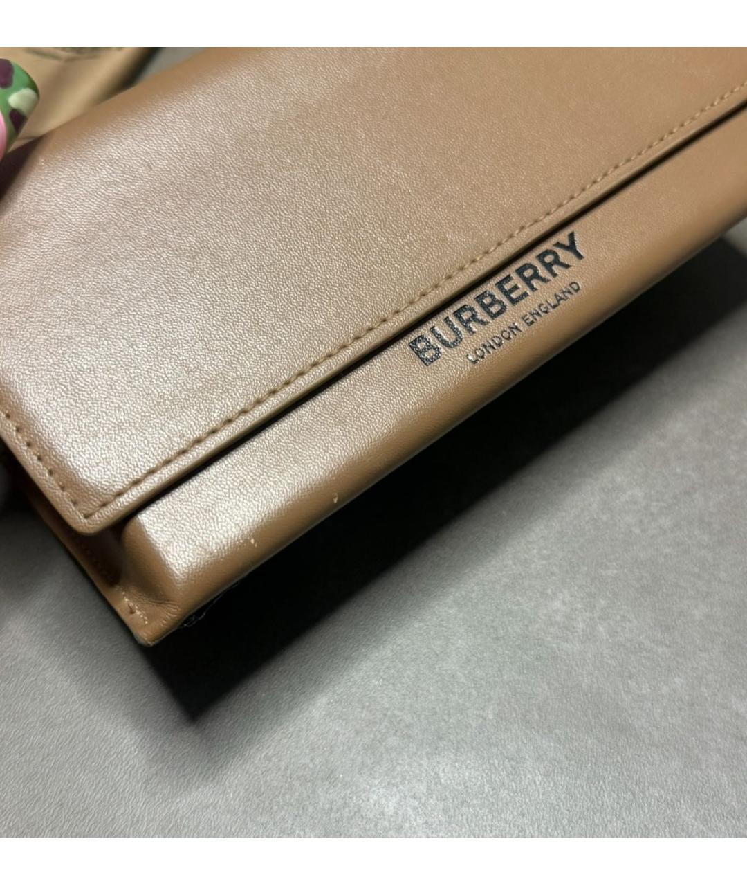 BURBERRY Коричневые пластиковые солнцезащитные очки, фото 3