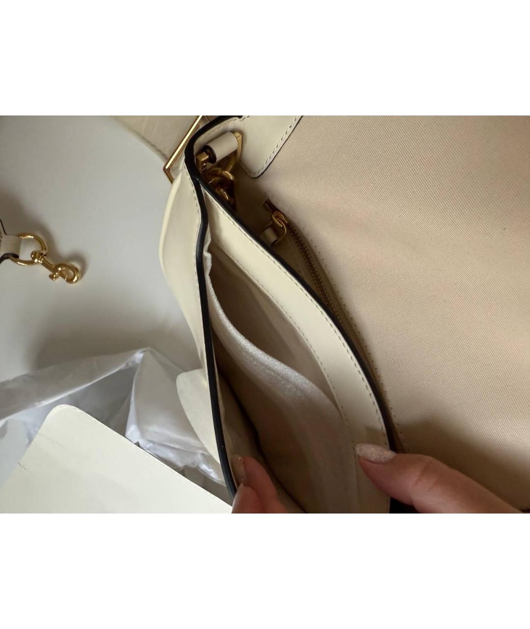 MARC JACOBS Бежевая кожаная сумка через плечо, фото 5