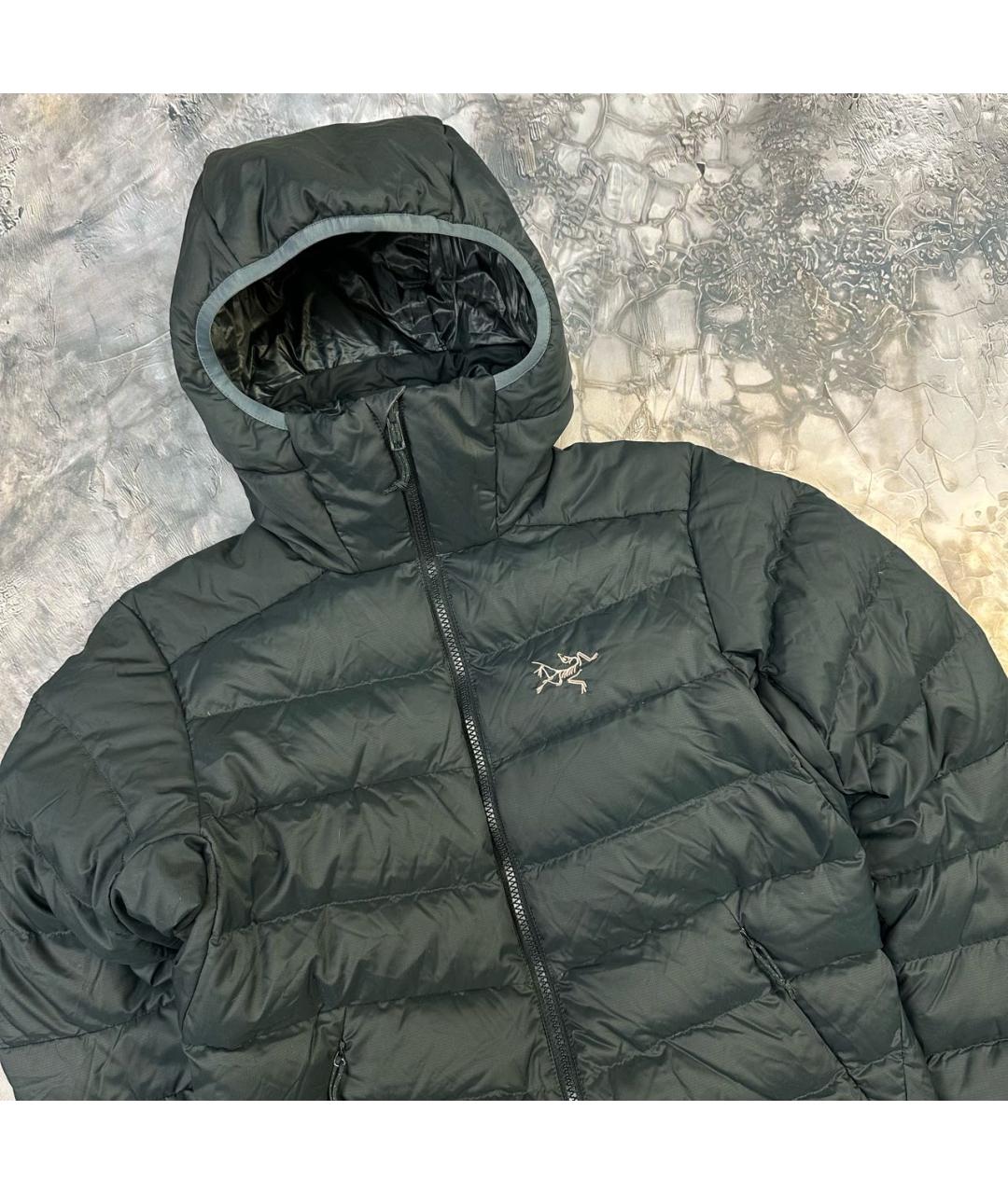 ARCTERYX Черный полиэстеровый пуховик, фото 3