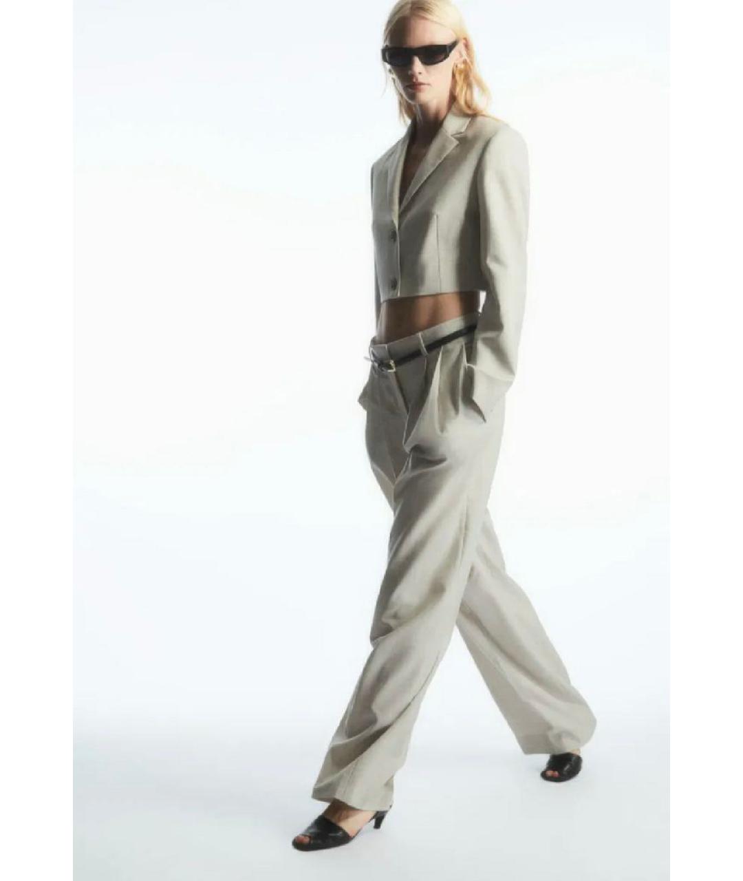 COS Черные кожаные босоножки, фото 4