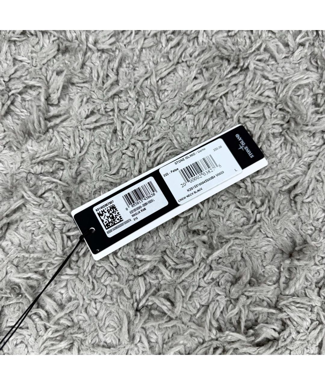 STONE ISLAND Черный шерстяной джемпер / свитер, фото 4