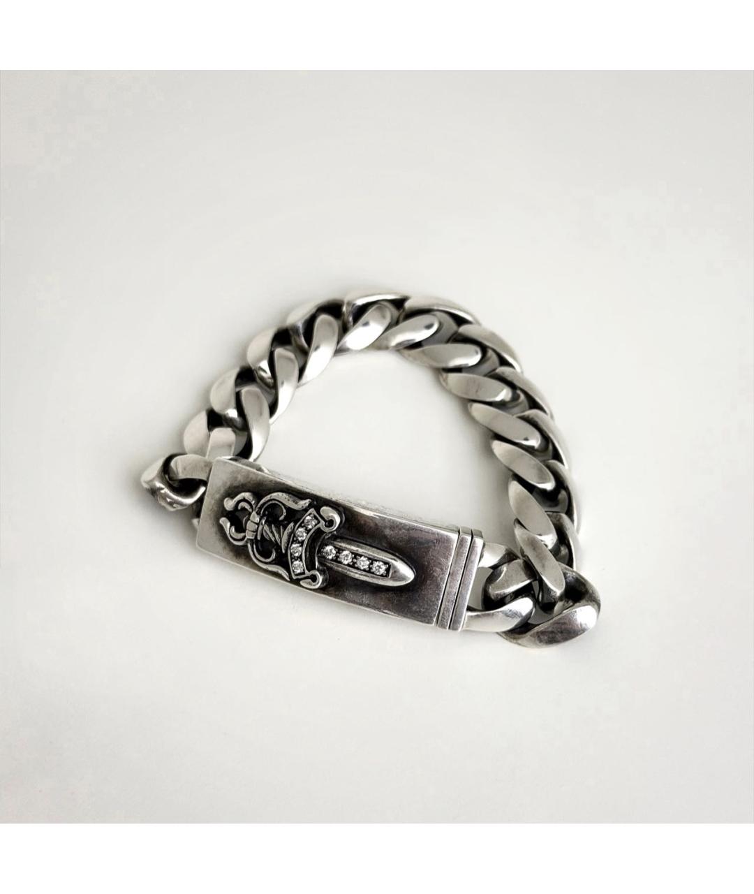 CHROME HEARTS Серебрянный серебряный браслет, фото 6