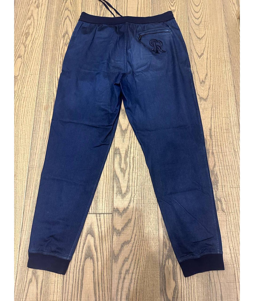 STEFANO RICCI Синие деним повседневные брюки, фото 2