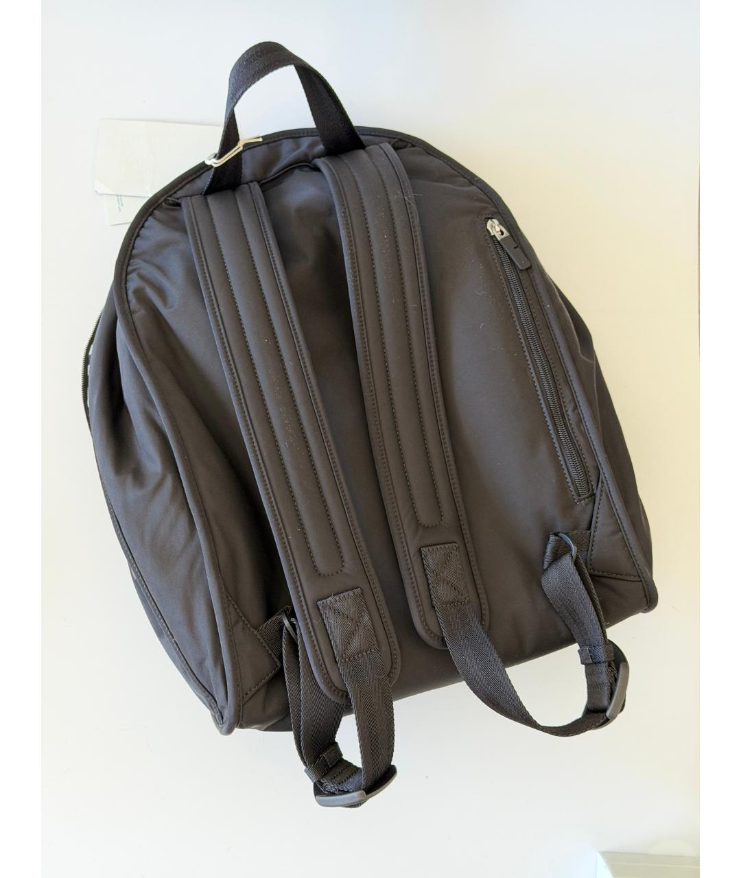 BURBERRY Черный синтетический рюкзак, фото 6