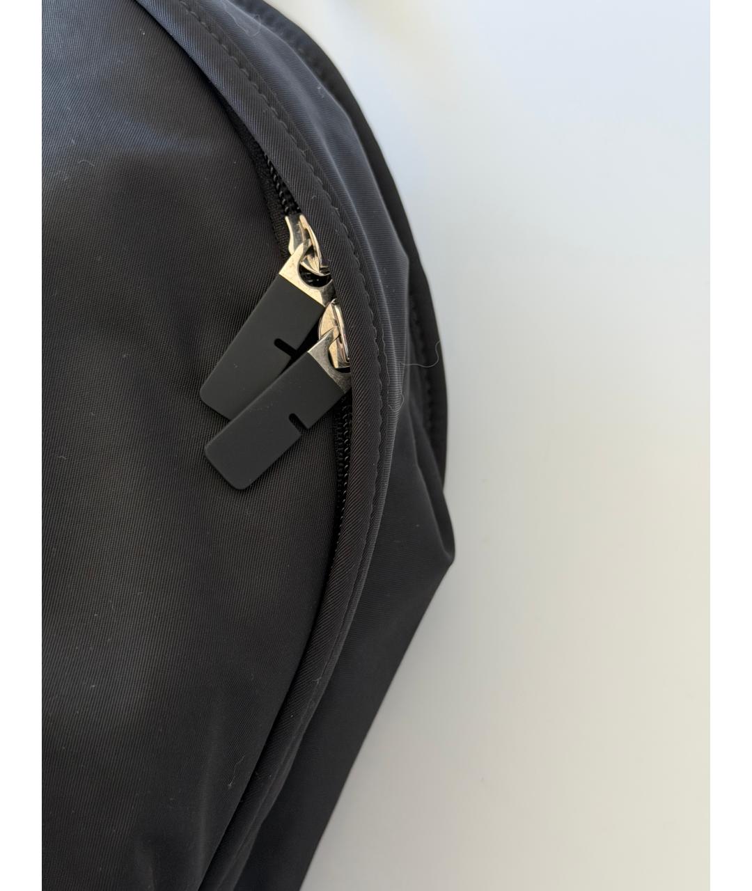 BURBERRY Черный синтетический рюкзак, фото 3
