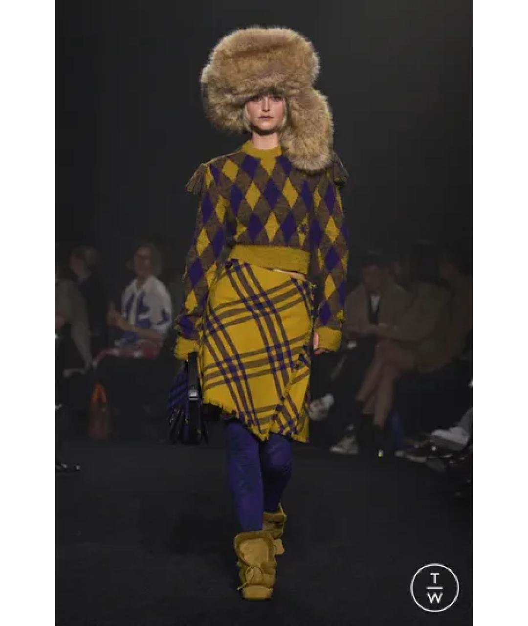 BURBERRY Фиолетовые носки, чулки и колготы, фото 4