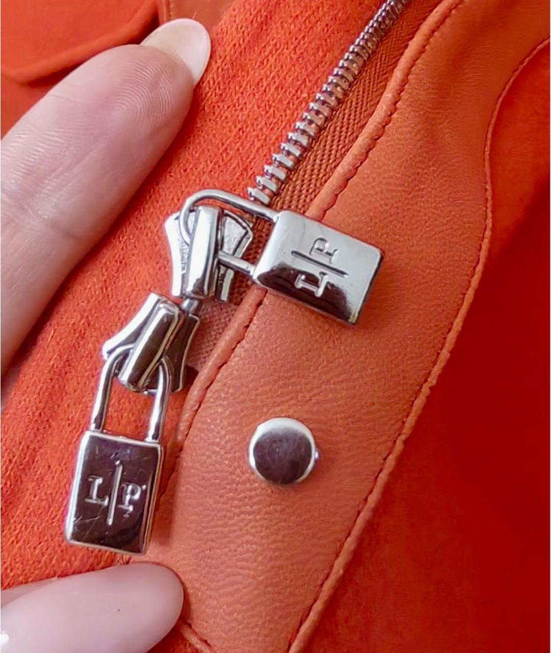 LORO PIANA Оранжевая кашемировая парка, фото 7