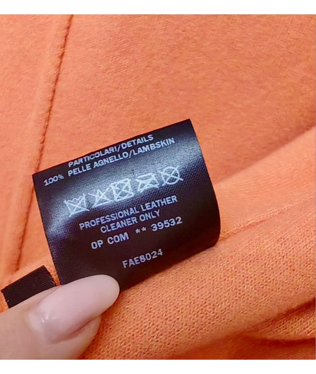 LORO PIANA Оранжевая кашемировая парка, фото 6