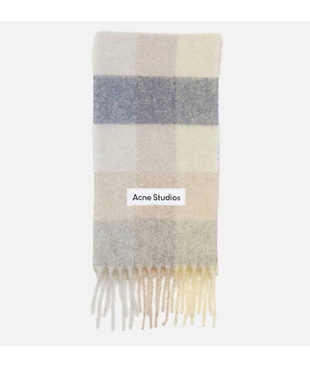 ACNE STUDIOS Мульти шерстяной шарф, фото 7