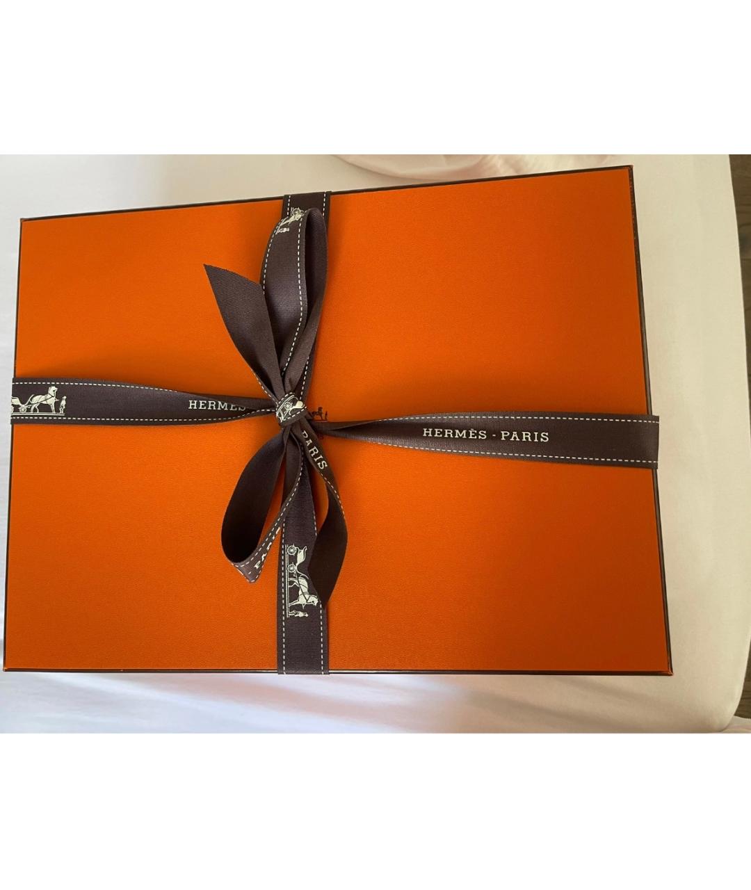 HERMES Бежевые кожаные туфли, фото 7