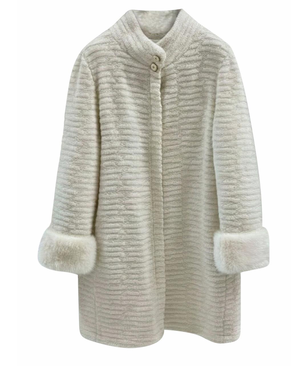 MALO Белое кашемировое пальто, фото 1