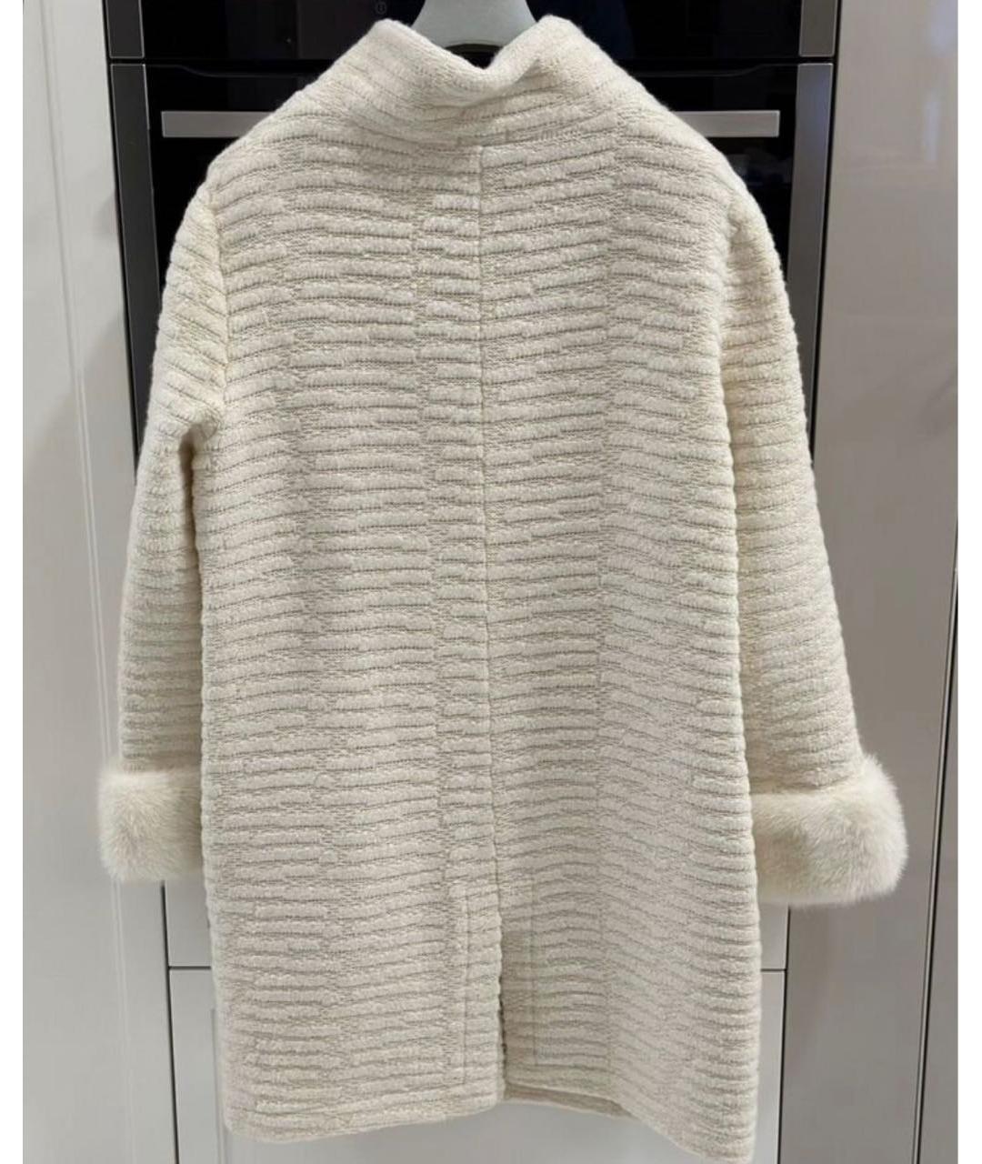 MALO Белое кашемировое пальто, фото 2